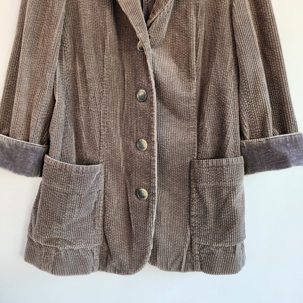 J. Jill Corduroy Blazer - Gray - Picture 7 of 8